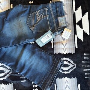 Salsa Boot Cut Jeans in Dark Blue Denim - Women's